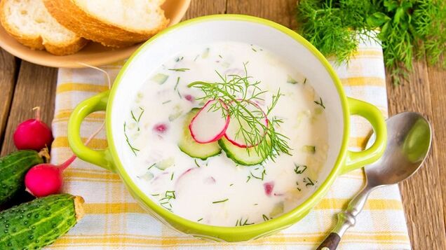how to cook okroshka according to the Dukan diet