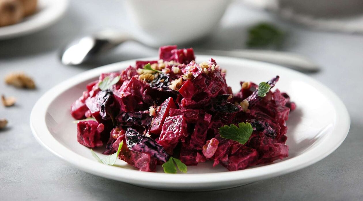 beet salad for body cleansing and weight loss